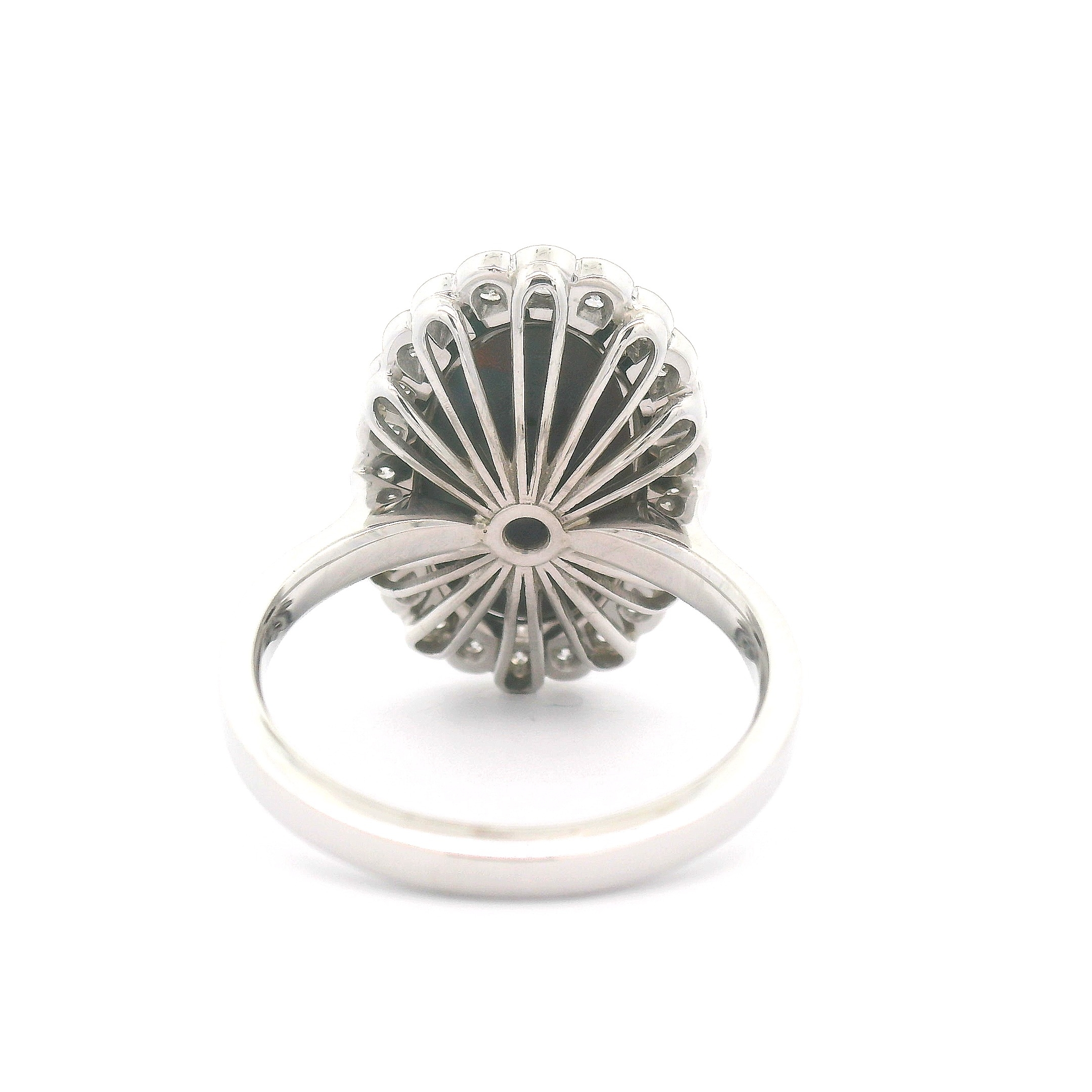 Black Opal and Diamond Ring - Image 3